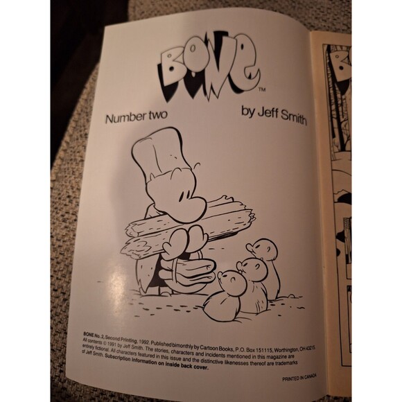 Bone 2‎ (Cartoon Books) VF 2nd Print  Thorn Jeff Smith - Picture 6 of 7